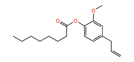 4-Allyl-2-methoxyphenyl octanoate
